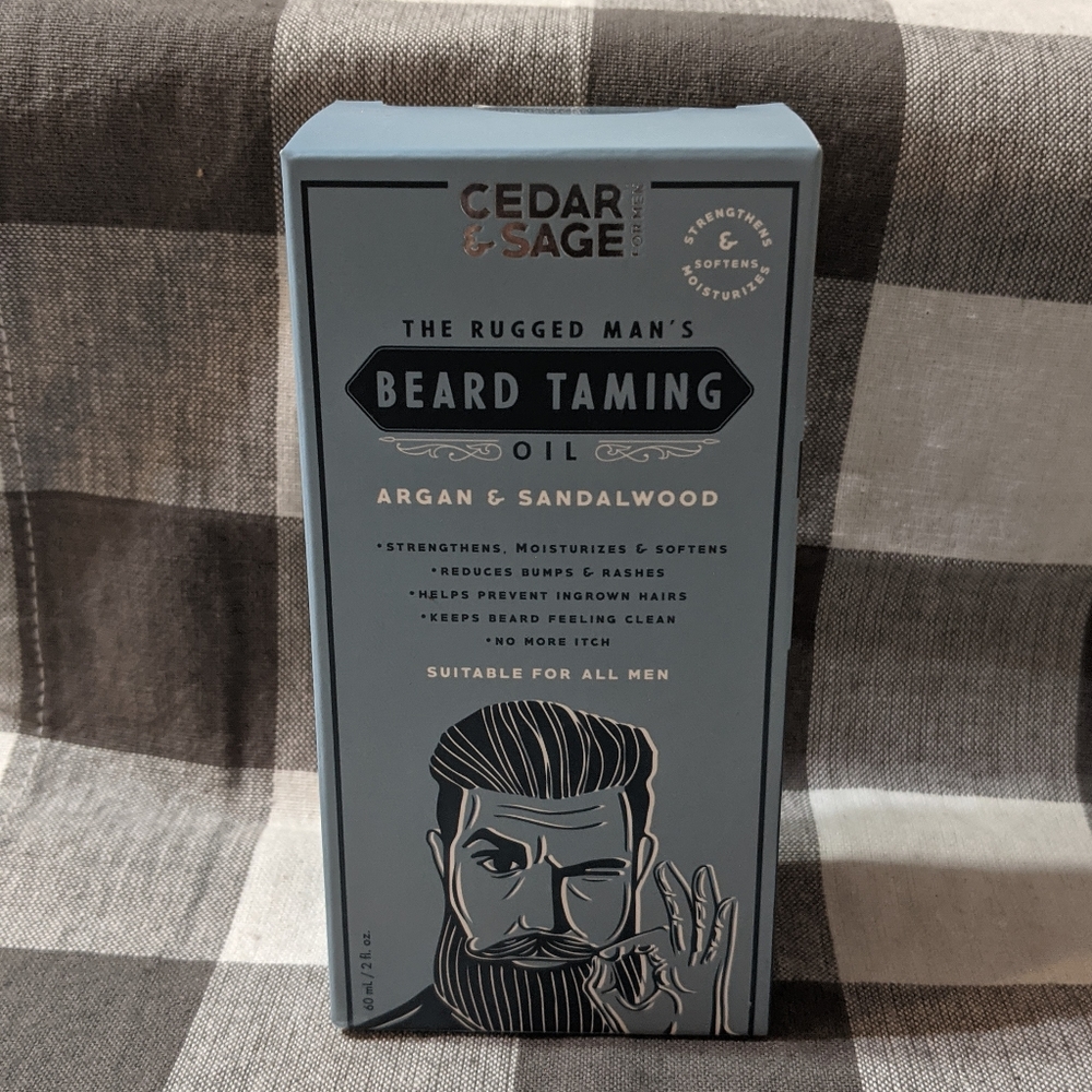 Cedar & Sage beard taming oil